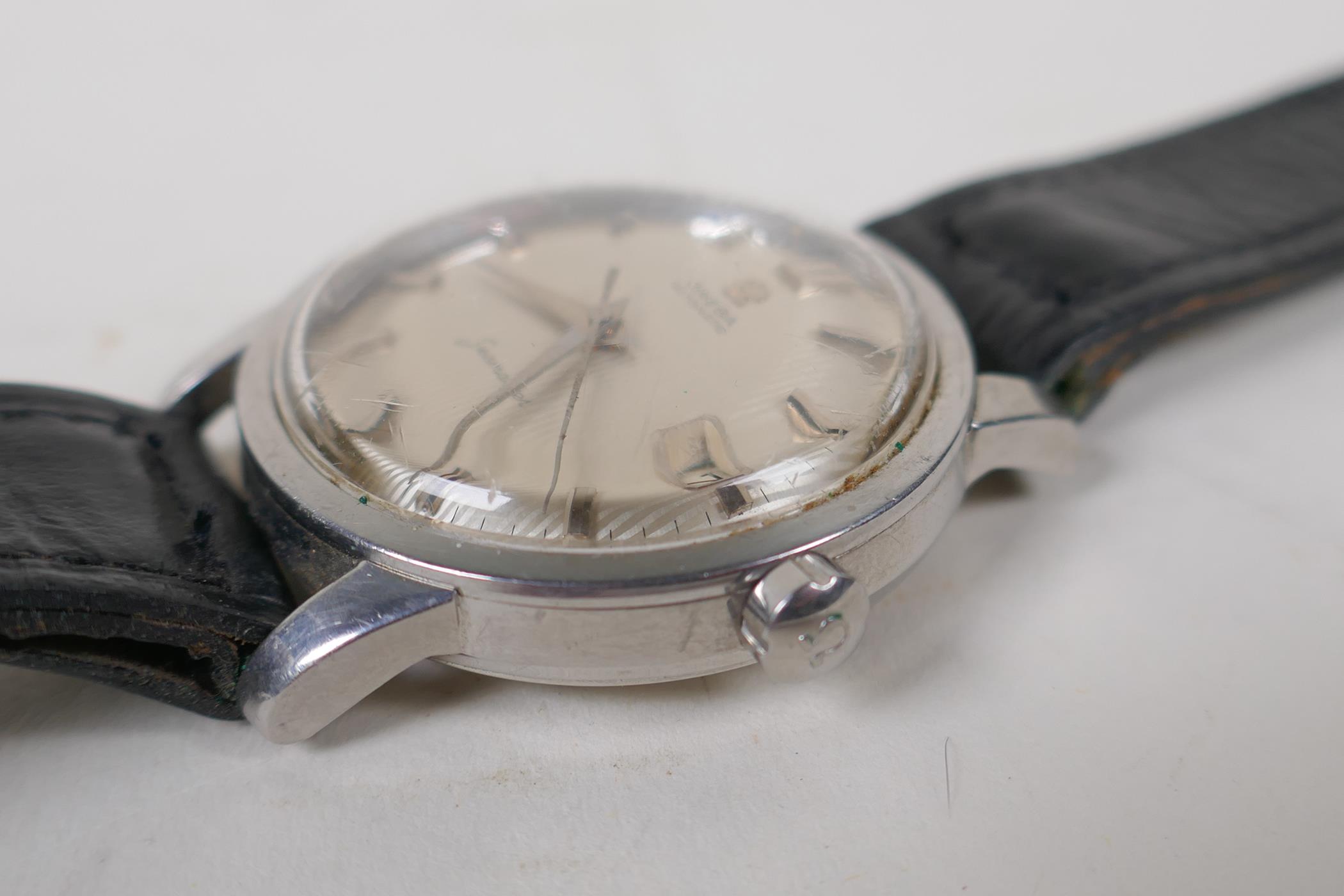 An Omega Seamaster wrist watch with date aperture, a/f - Image 4 of 6