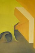 Abstract, attributed to Roger Morris, c1960/70, oil on canvas, 124 x 94cm