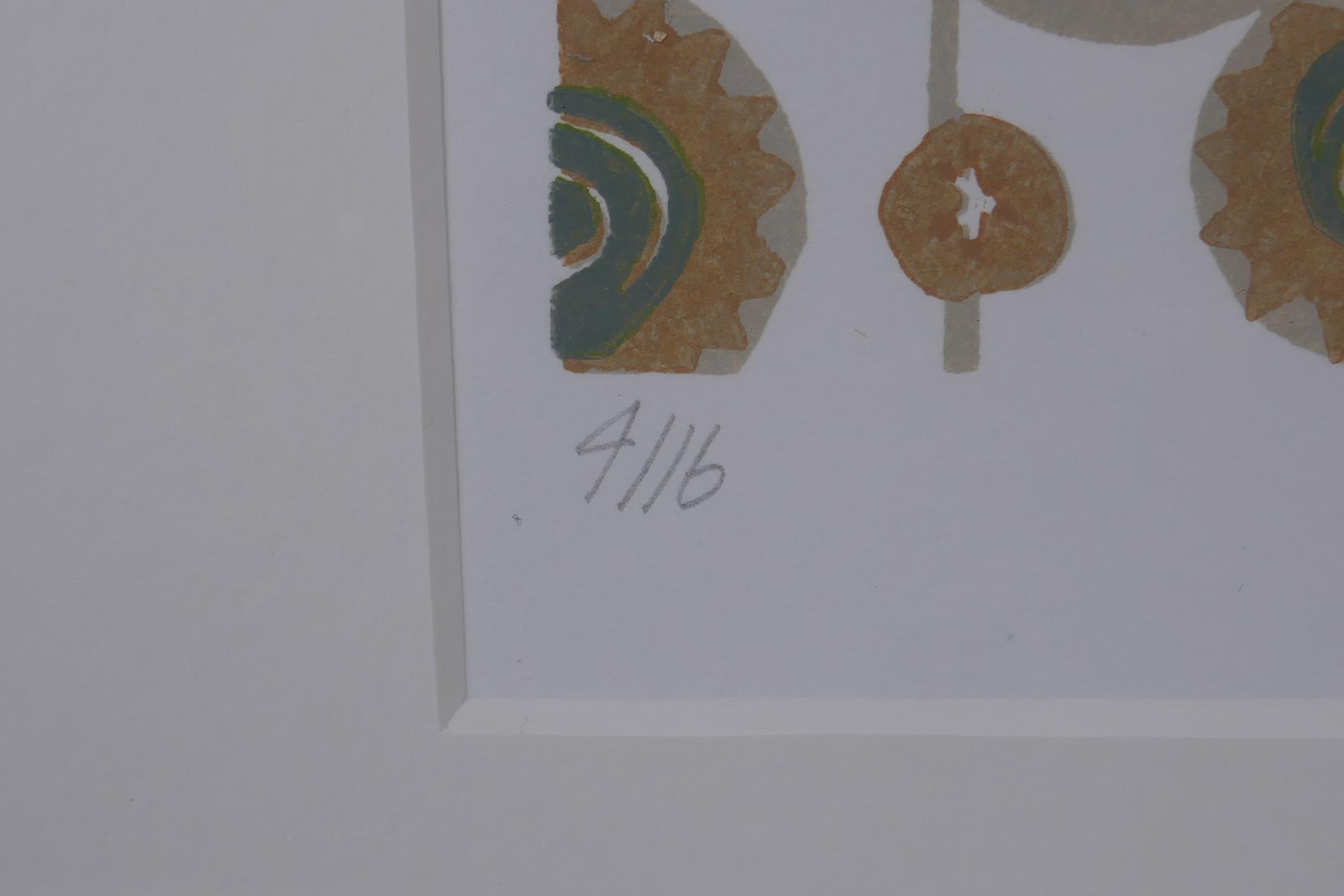 Jane Walker, Scottish, Snow & Apples, limited edition lino cut still life print, 4/16, pencil signed - Image 5 of 8