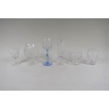 A quantity of drinking glasses, Champagne, wine, spirit etc, including Stuart, Webb and Royal