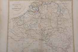 An C18th map of Belgium and the Netherlands, published March 1799 by G.G. & J. Robinson of