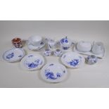 A quantity of assorted Danish porcelain including Bing and Grondahl, Royal Copenhagen etc, tray 26 x