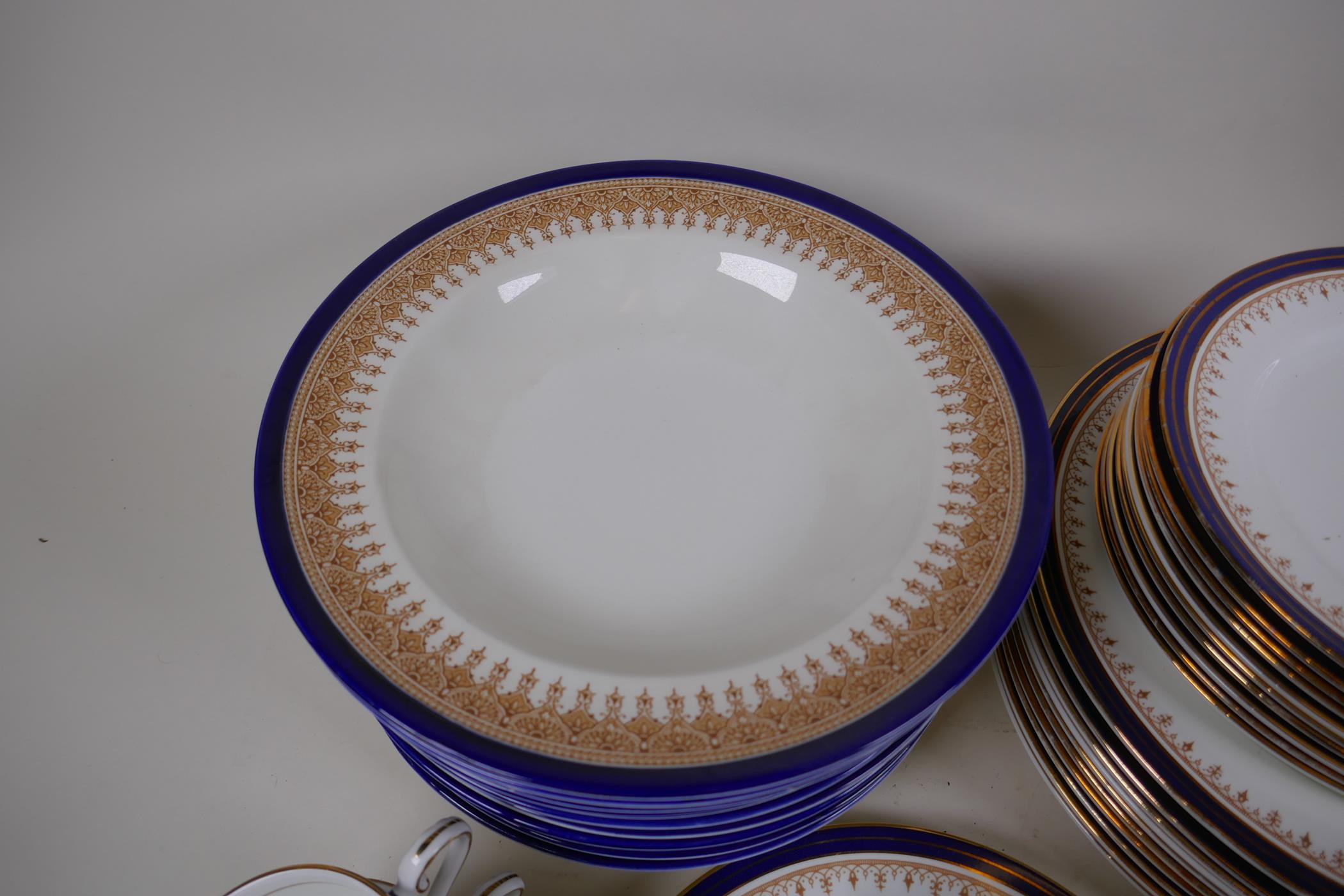 A set of twelve Royal Worcester Vitreous porcelain soup bowls, 26cm, together with a quantity of - Image 2 of 5