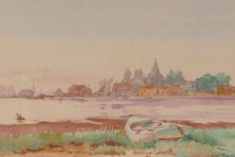 Sidney Barrett, 1930, Bosham, Sussex, watercolour, 31 x 23cms