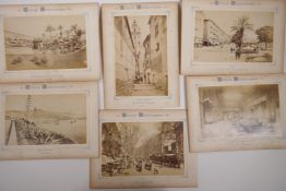 Six C19th photographs of Southern France including the Monte Carlo Casino, Nice and Menton, image