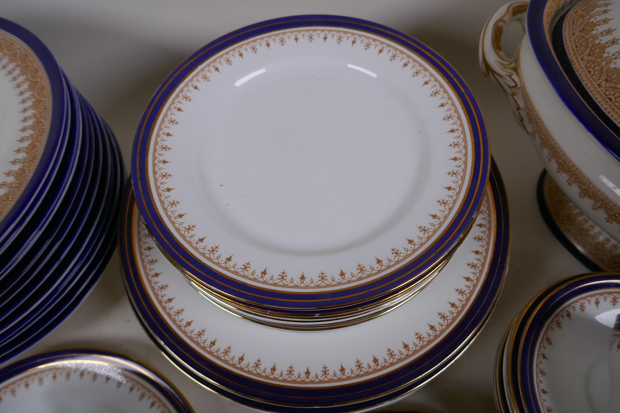 A set of twelve Royal Worcester Vitreous porcelain soup bowls, 26cm, together with a quantity of - Image 4 of 5