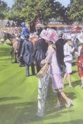 Sherree Valentine Daines, a limited edition colour print, 'Royal Ascot', numbered 55/195 and