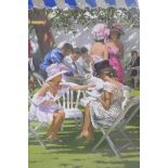 Sherree Valentine Daines, a limited edition colour print, 'Pink Champagne', numbered 101/195 and