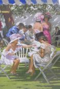 Sherree Valentine Daines, a limited edition colour print, 'Pink Champagne', numbered 101/195 and