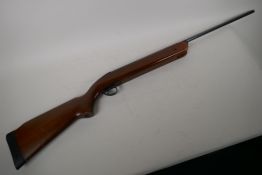 A BSA Mercury air rifle, 110cm long, sight missing, 22 calibre