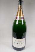 A Laurent Perrier Balthazar champagne bottle (12lt), 70cm high