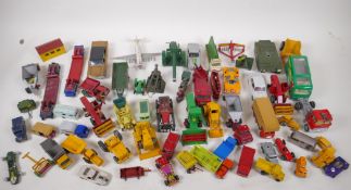 A quantity of die cast toys by Dinky, Lesney, Corgi, Politoy, Budie etc