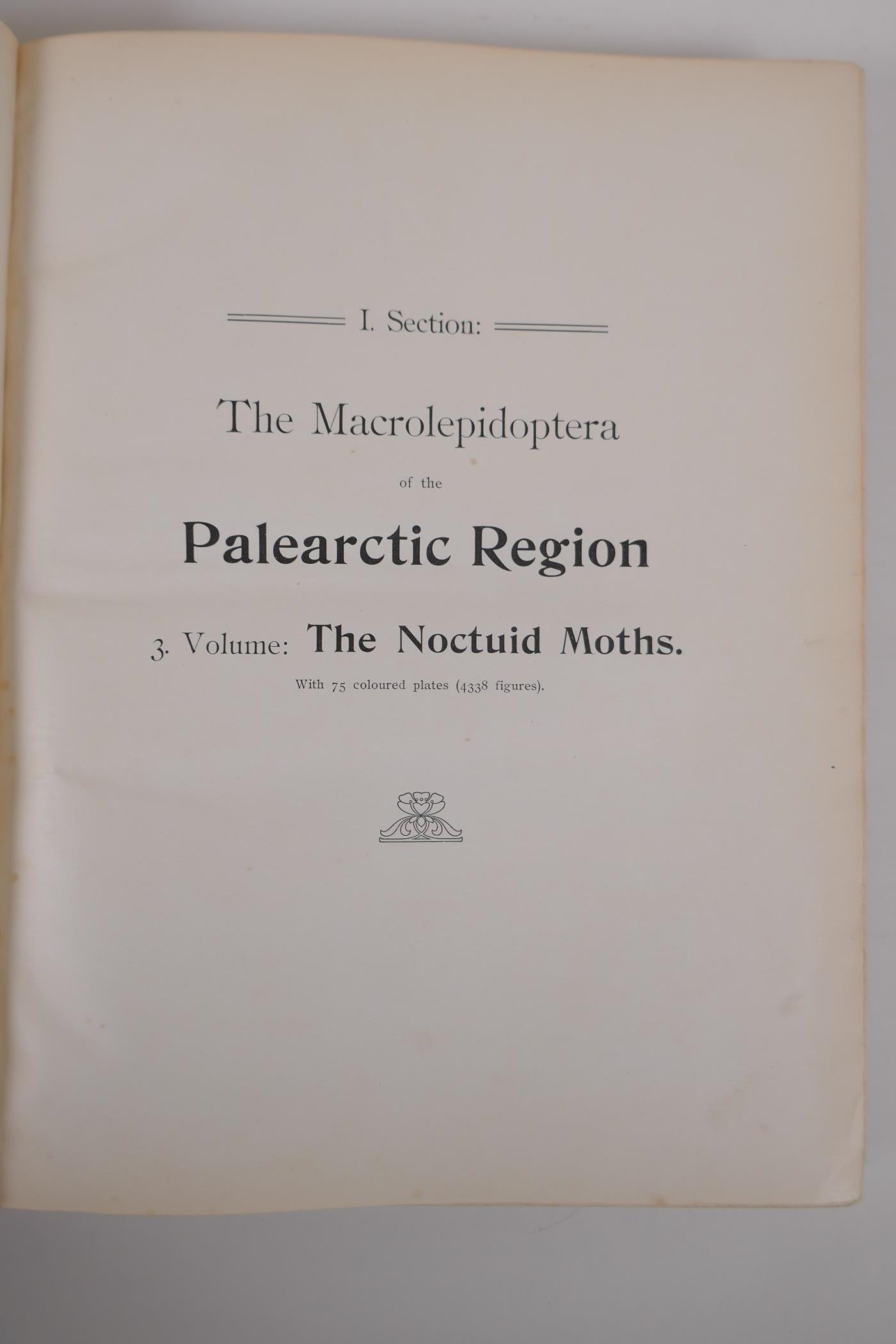 Dr Adalbert Seitz, The Macrolepidoptera of the World - The Macrolepidoptera of the Palearctic - Image 3 of 8