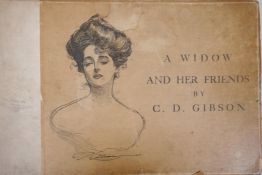 An illustrated volume 'A Widow and Her Friends', by C.D. Gibson