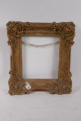 A C19th gilt gallery frame, 21 x 25cm rebate