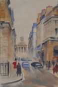 Fernand Guignier, Paris, watercolour, signed and dated 1959, 23cm x 34cm