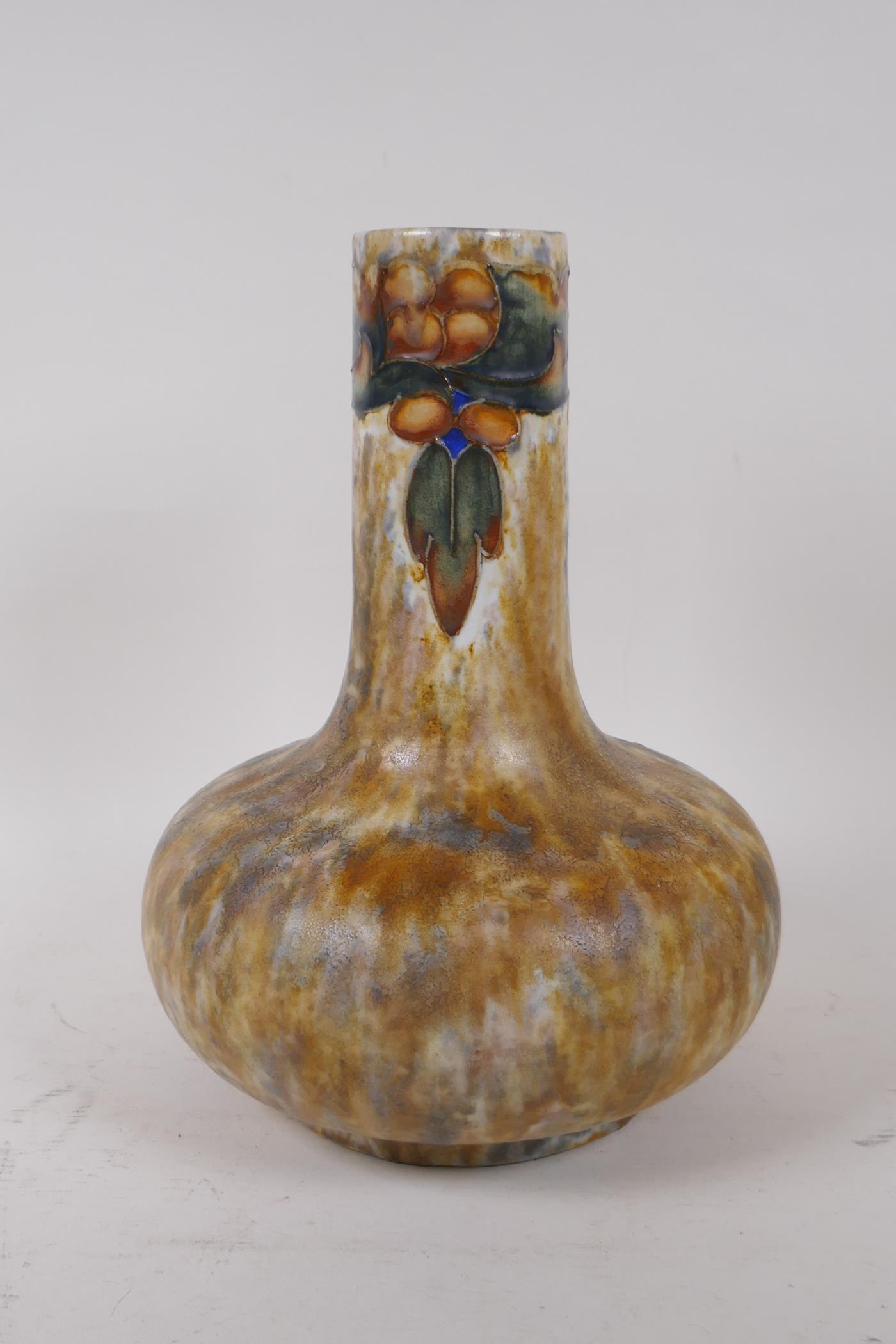 A Cranston Pottery 'Tukan' vase, circa 1920, 28cm high