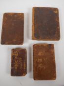 Four antique volumes, Paradise Lost by John Milton, published by Coote, London, 1777, the History of