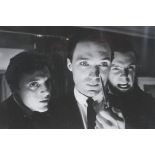 Richard Blanshard, stills photograph from the film 'The Krays' with Martin and Gary Kemp, signed