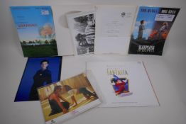 A quantity of film and TV media brochures and lobby cards, including Dirty Dancing, Sleepless in