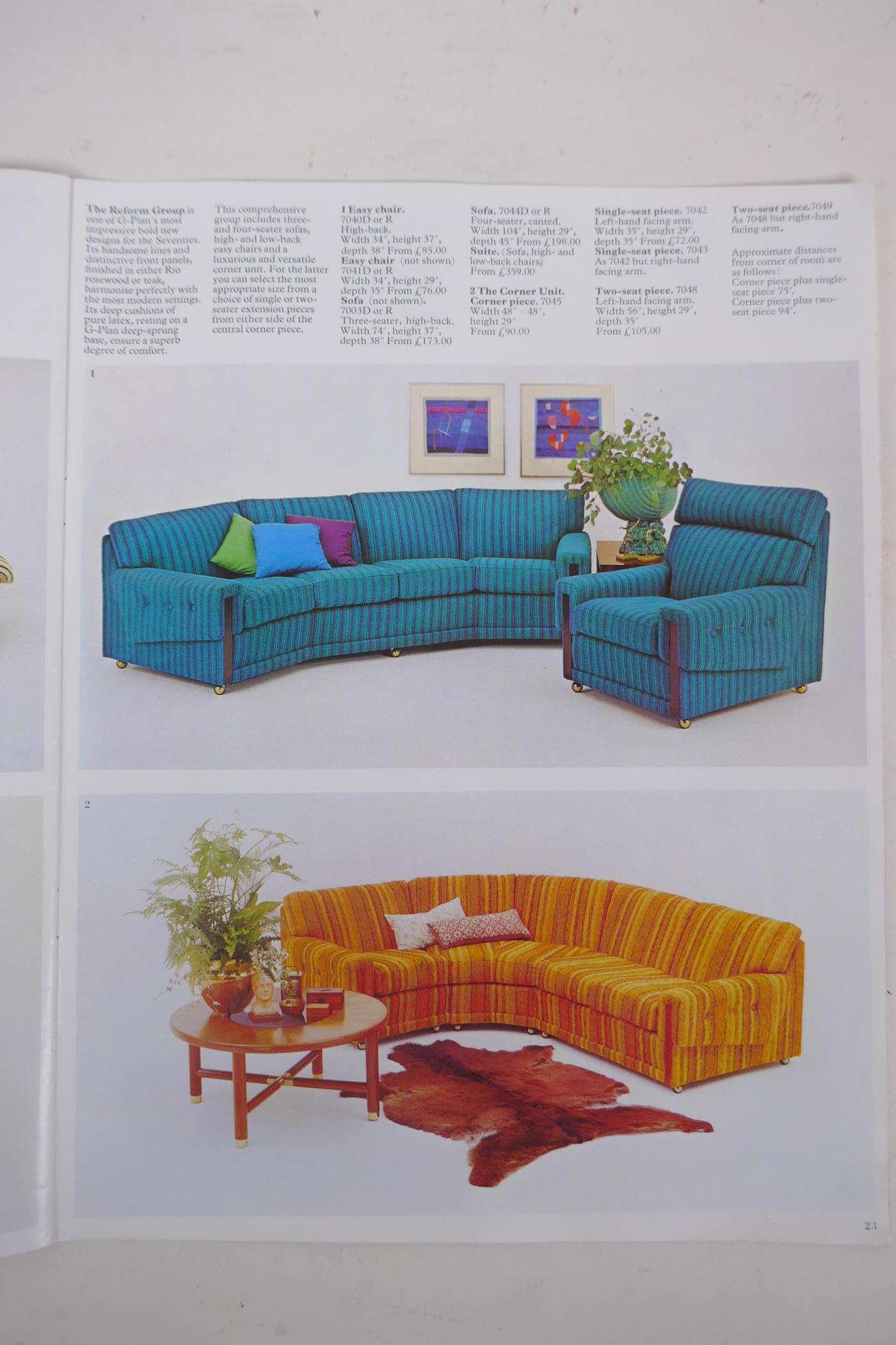 A G-Plan Re-form group four seater canted sofa, 260cm wide - Image 5 of 5