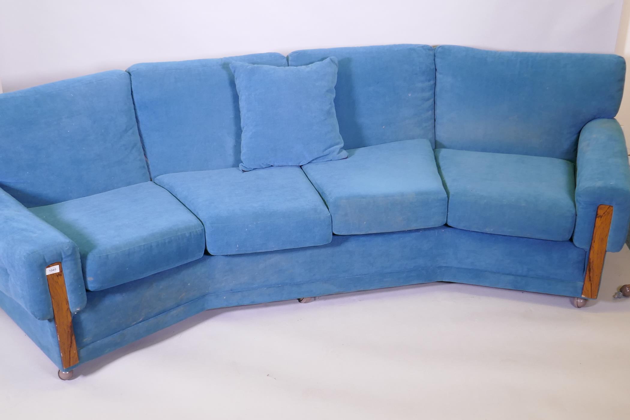 A G-Plan Re-form group four seater canted sofa, 260cm wide - Image 2 of 5