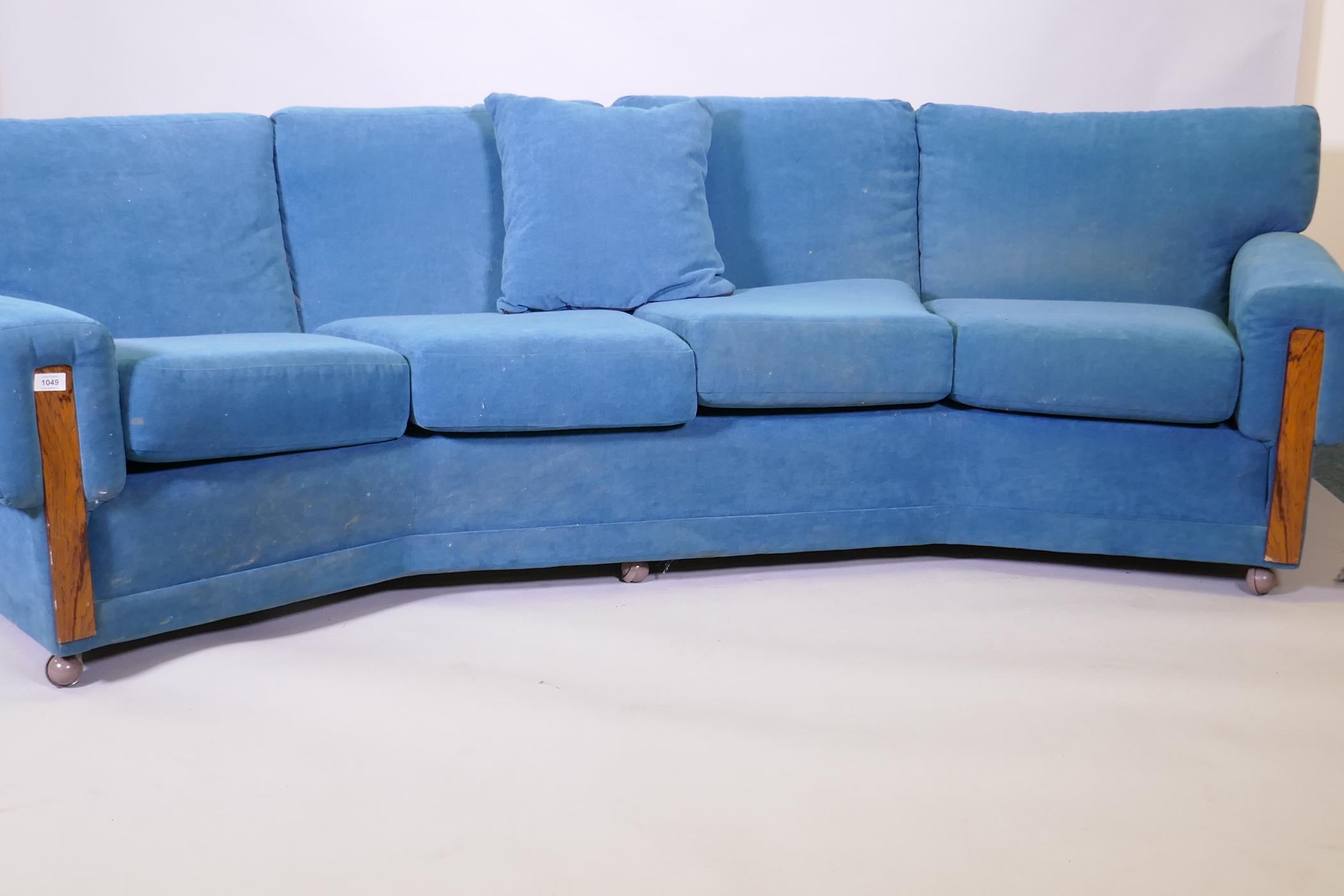 A G-Plan Re-form group four seater canted sofa, 260cm wide - Image 3 of 5
