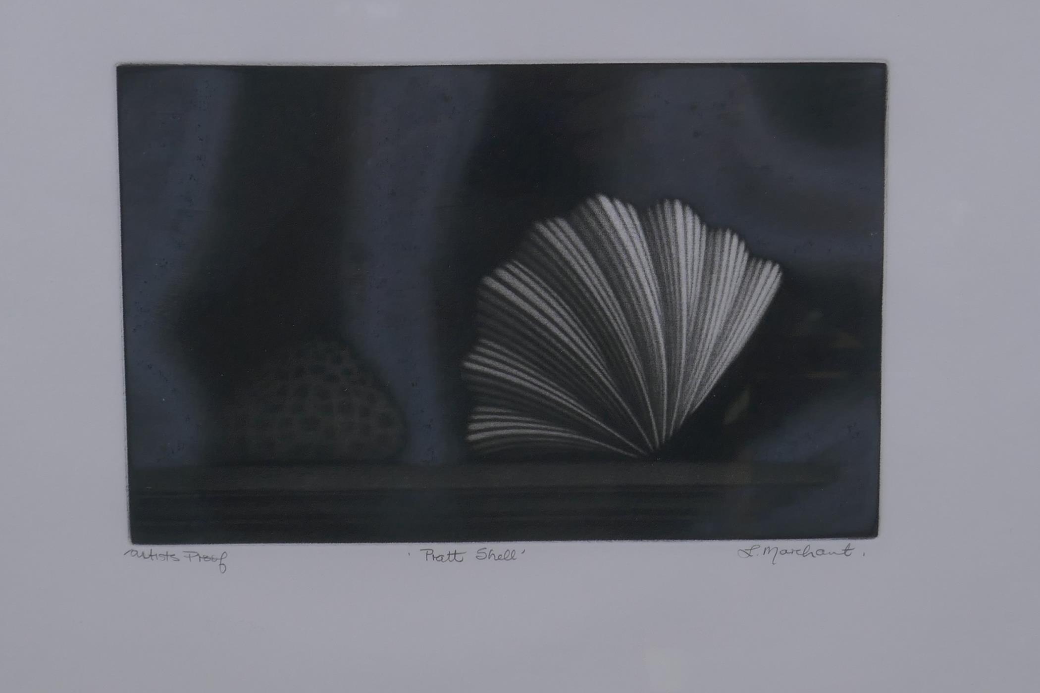 Leonard Marchant, (South African, 1929-2000), Pratt Shell, artist's proof mezzotint, circa 1975, - Image 3 of 7
