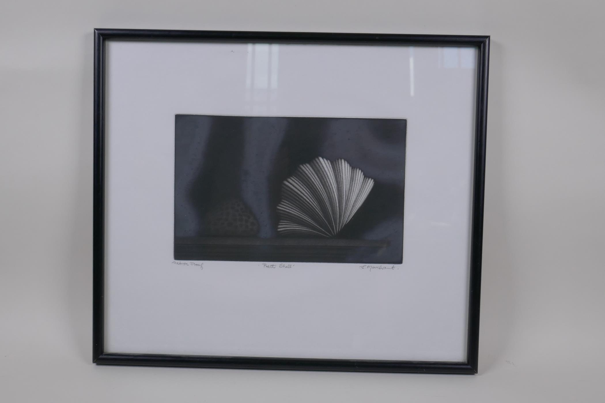 Leonard Marchant, (South African, 1929-2000), Pratt Shell, artist's proof mezzotint, circa 1975, - Image 7 of 7