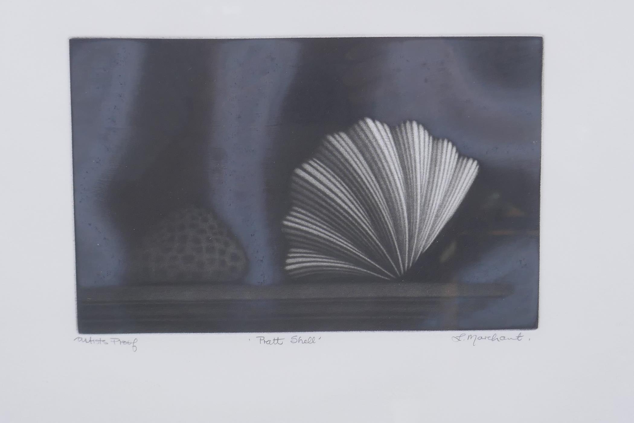 Leonard Marchant, (South African, 1929-2000), Pratt Shell, artist's proof mezzotint, circa 1975, - Image 2 of 7