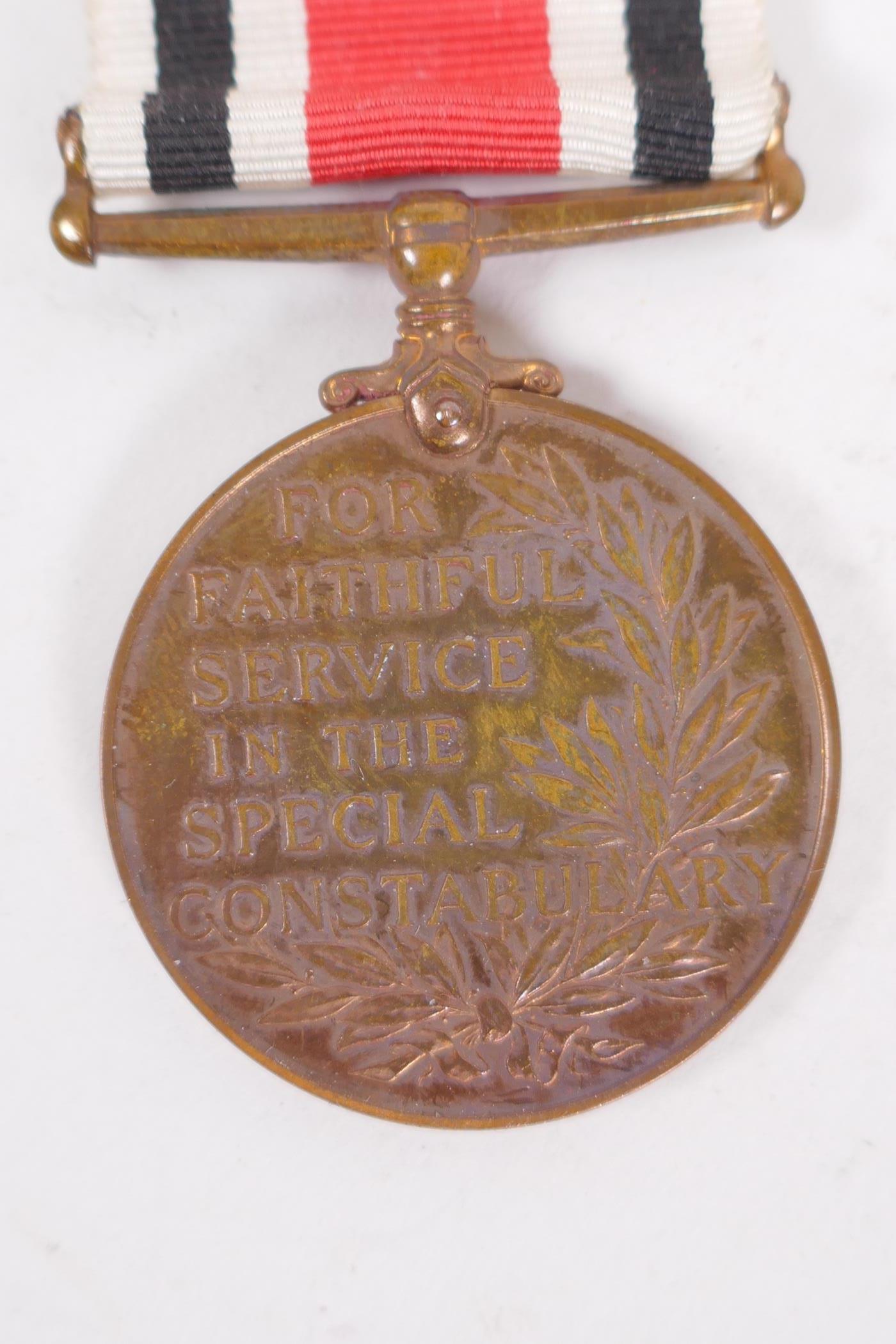 A WWI Service medal awarded to Sgt Charles McKenzie, Canadian Forestry Corps, a George VI Special - Image 4 of 6