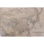 A C19th German map of China, dated 1846, 37 x 30cm