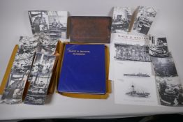 A collection of ephemera relating to Scottish shipbuilders McKie and Baxter, including a