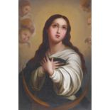 After Bartolome Estaban Murillo, the Immaculate Conception, probably C18th/19th, unsigned, oil on