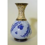 A Jas. Macintyre Florian Ware vase, marked to back and numbered M.386, AF repair to rim, 15cm high