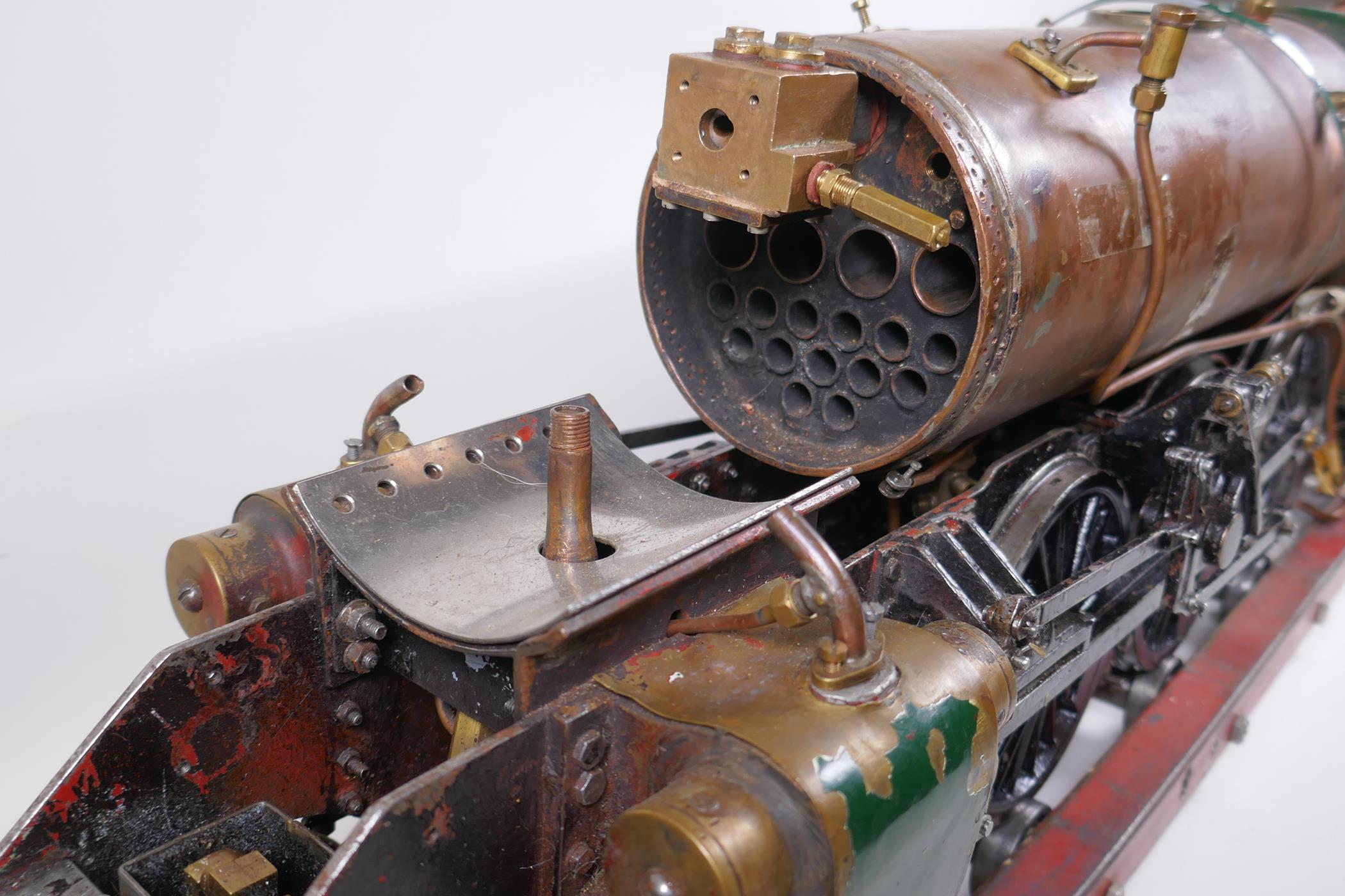 A scratch built live steam Britannia Locomotive, 3½" gauge, in need of completing - Image 3 of 9