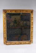 A good C19th gilt wall mirror, 47 x 54cm