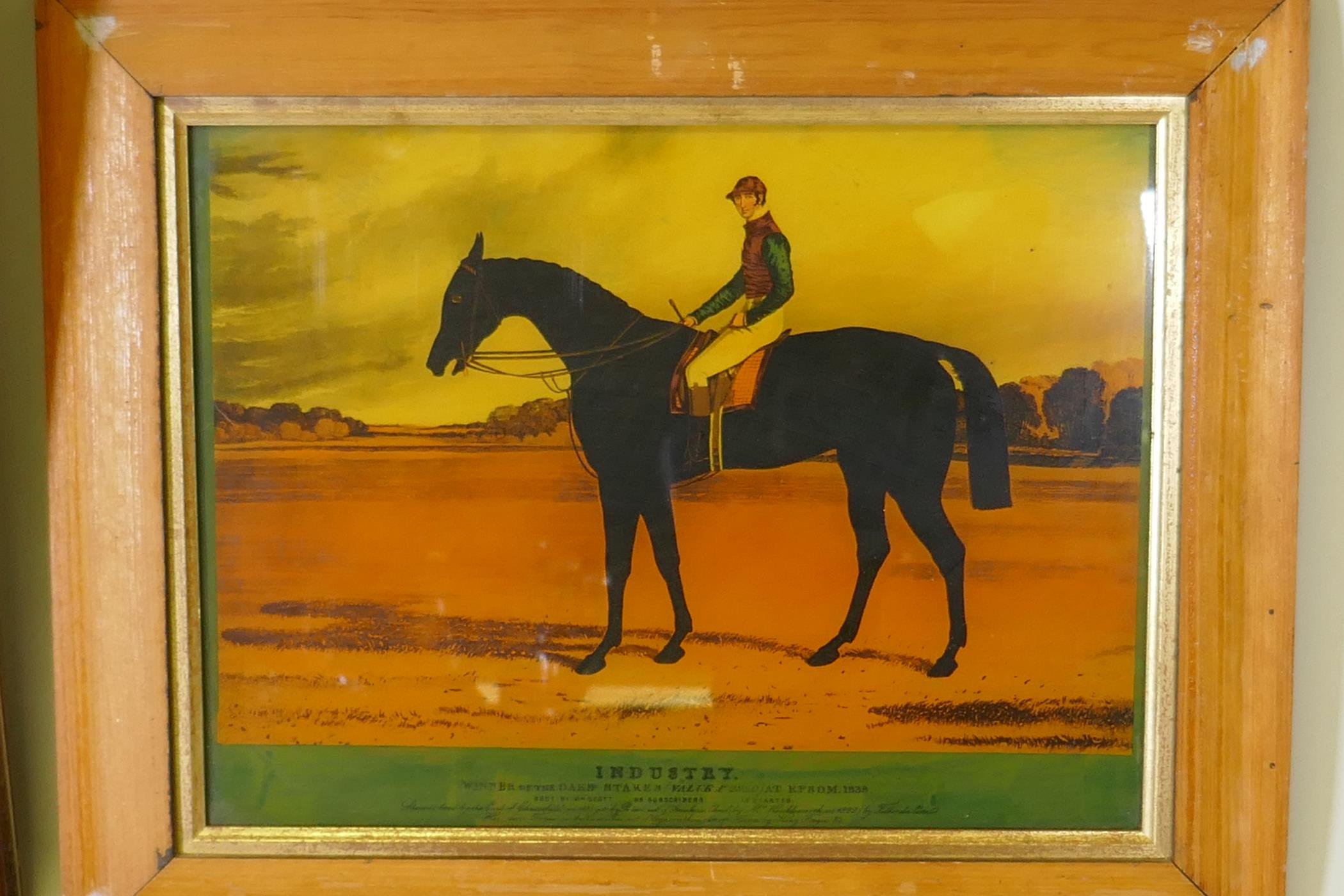 A pair of late C19th hand coloured engravings after S.R. Wombill, The Finish for the Derby, 1885, - Image 6 of 9