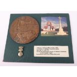 WW1 British Memorial Plaque William Hunter