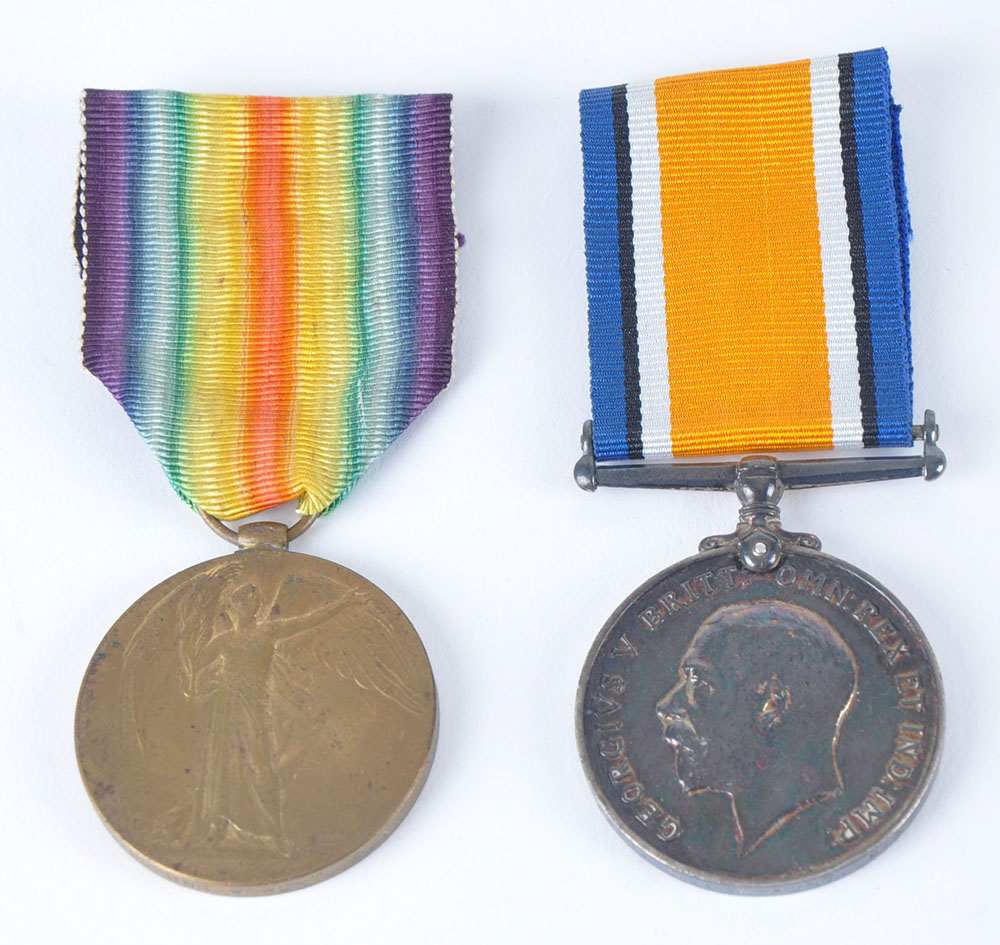 WW1 British Medal Pair Royal Artillery