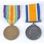 WW1 British Medal Pair Royal Artillery