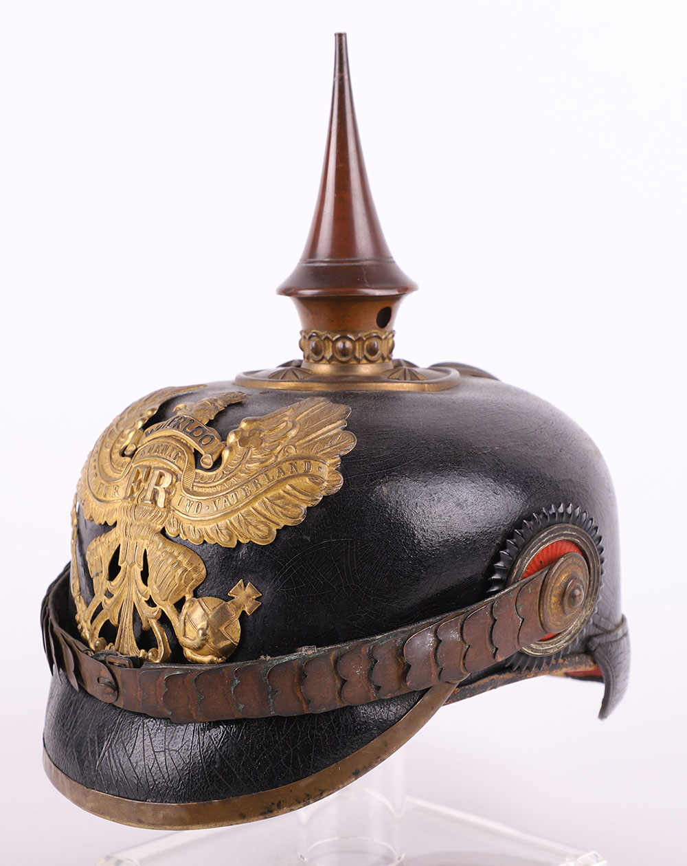Imperial German Prussian Officers Pickelhaube for an Officer in a Hanoverian Regiment - Bild 2 aus 19