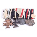 WW1 German Bavarian Court Mounted Medal Group of Four