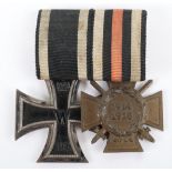 WW1 German Iron Cross 1914 Medal Pair