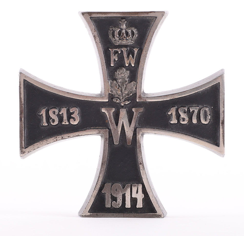 Imperial German 1914 Iron Cross Plaque
