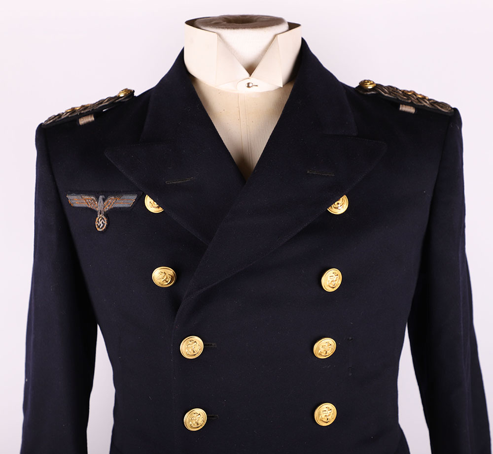 WW2 German Kriegsmarine Medical Officers Frock Coat - Image 2 of 10