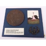 WW1 British Memorial Plaque Archibald Craig