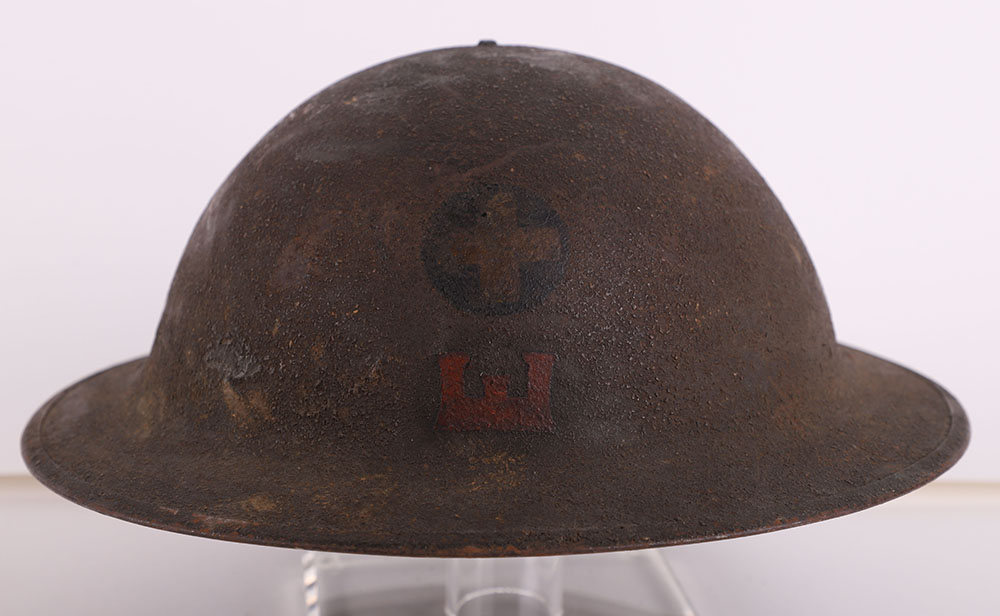 WW1 American 33rd Infantry Division Engineers Steel Helmet Grouping - Bild 6 aus 14