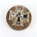 Imperial German Iron Cross 1870 Button Hole Badge