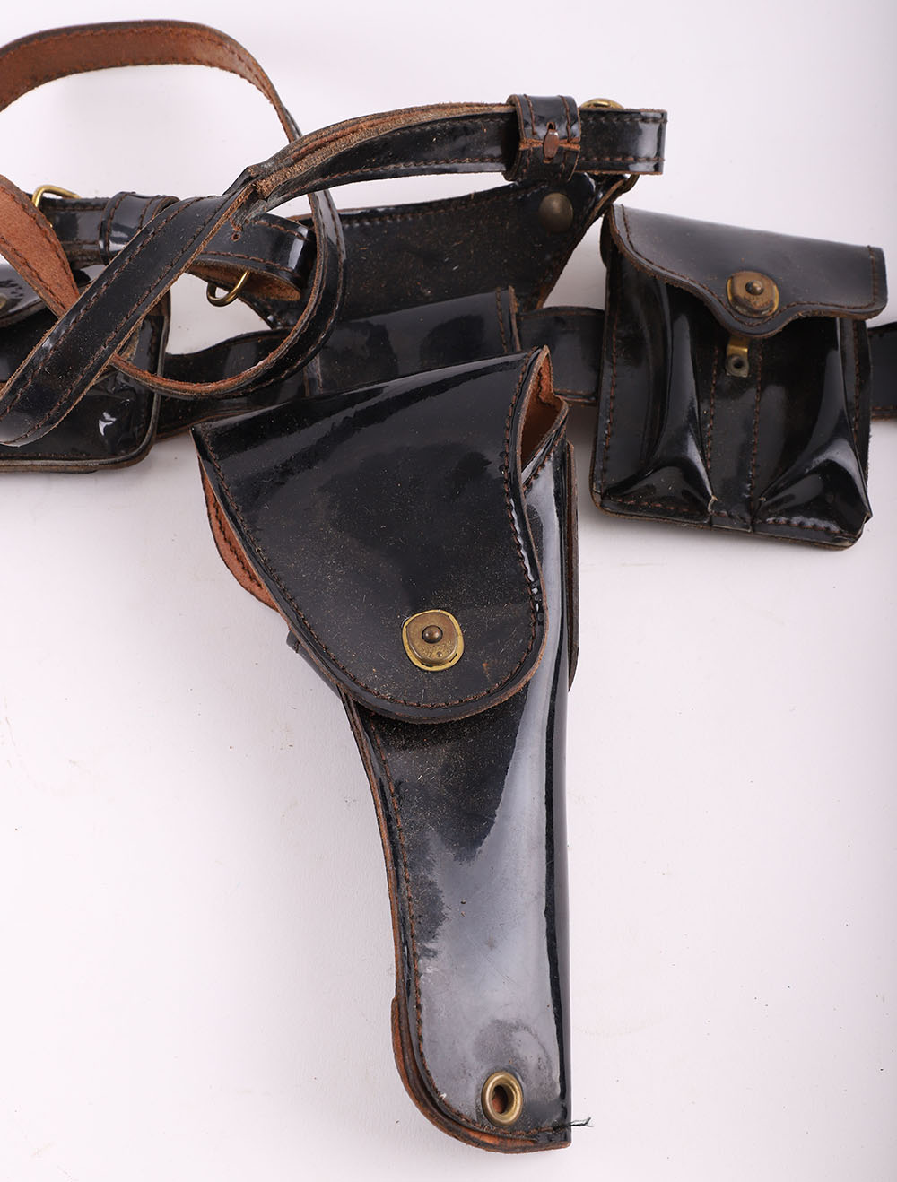 American Military Pistol Holster and Belt Set - Image 2 of 2